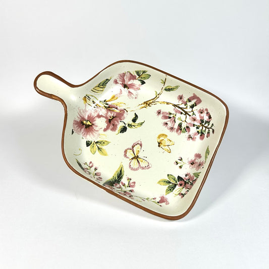 Pushpanjali Decal Pan Platter Square