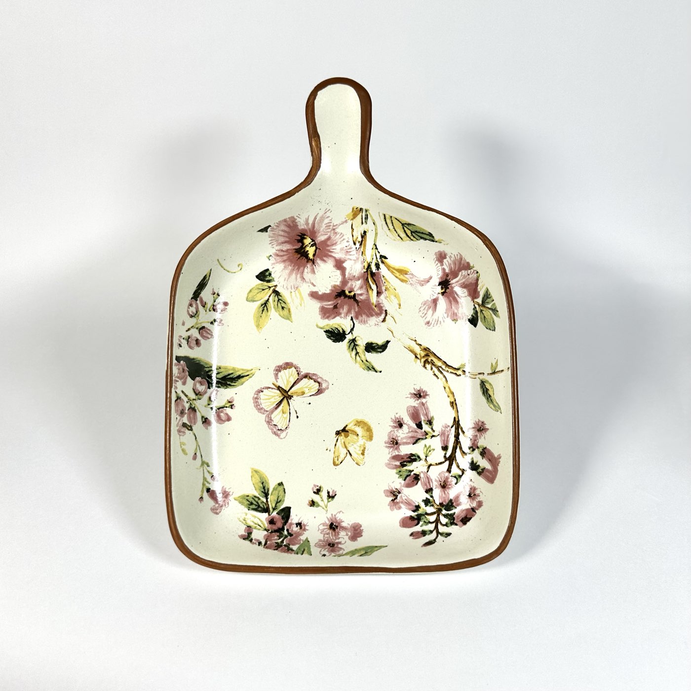 Pushpanjali Decal Pan Platter Square