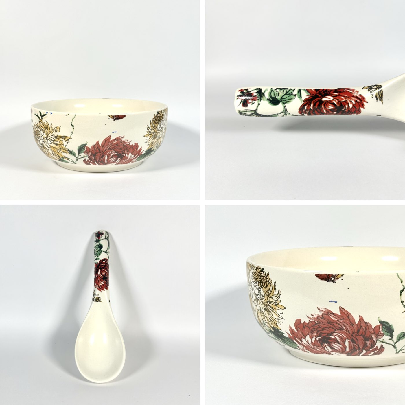 Guldaudi Canvas Large Serving Bowl with Spoon Set