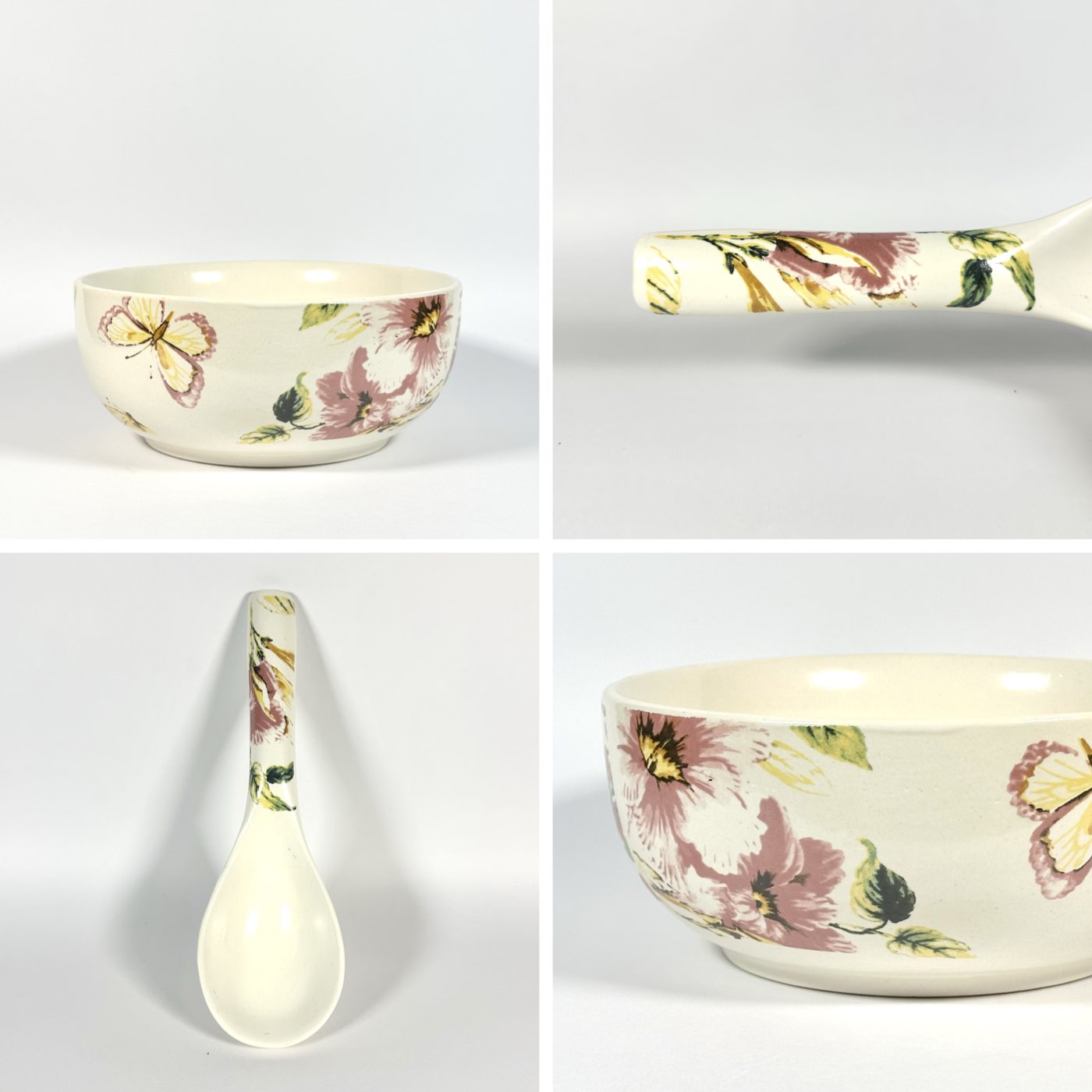 Pushpanjali Large Serving Bowl with Spoon Set