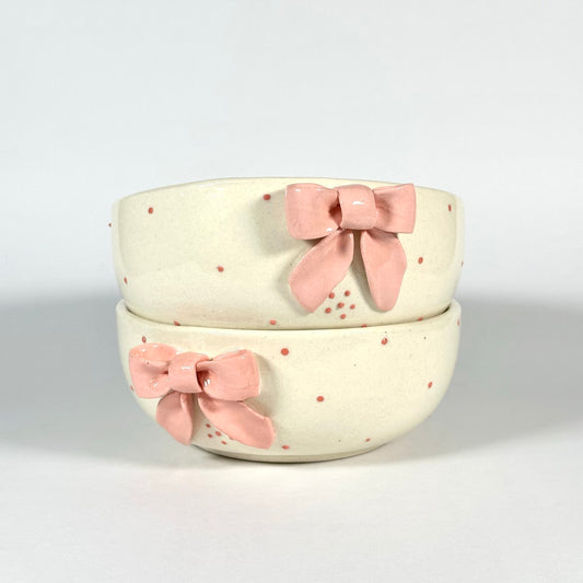Aira Pink Bow Bowl