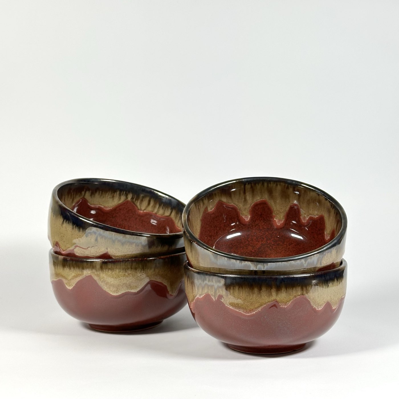 Crimson Flow Petite Bowl