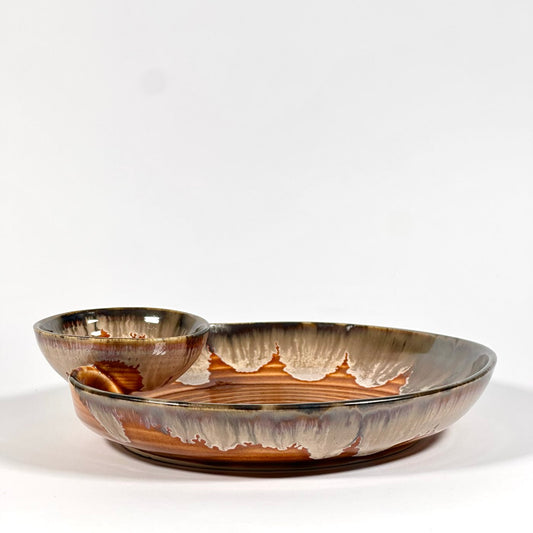 Amber Aura Top Dip Platter