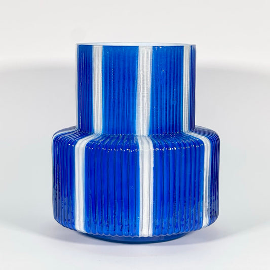 Marine Stripe Column Vase