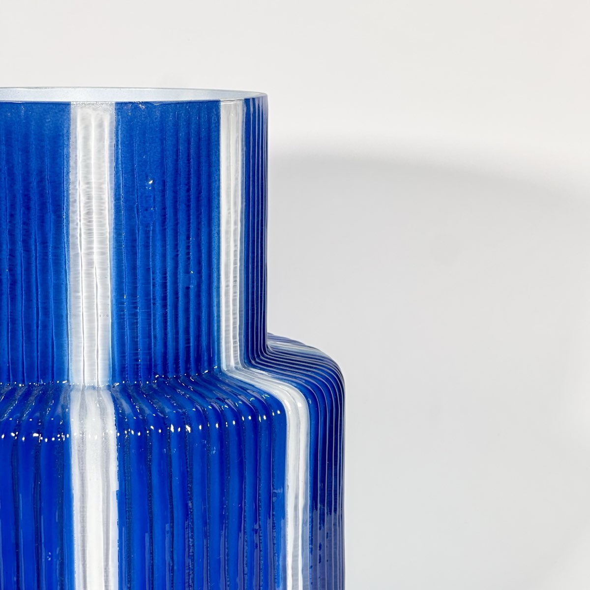 Marine Stripe Column Vase