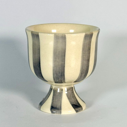 Monochrome Stripe Ice Cream Cup
