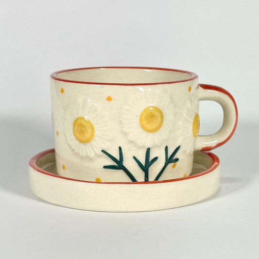 Sunny Daisy Cup & Saucer