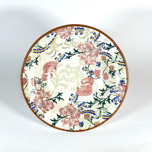 Botanical Bloom Decal Pasta Bowl