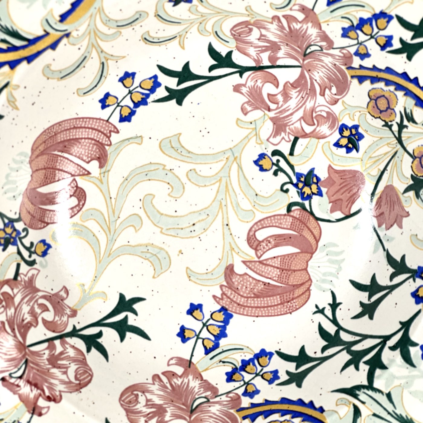 Botanical Bloom Decal Pasta Bowl