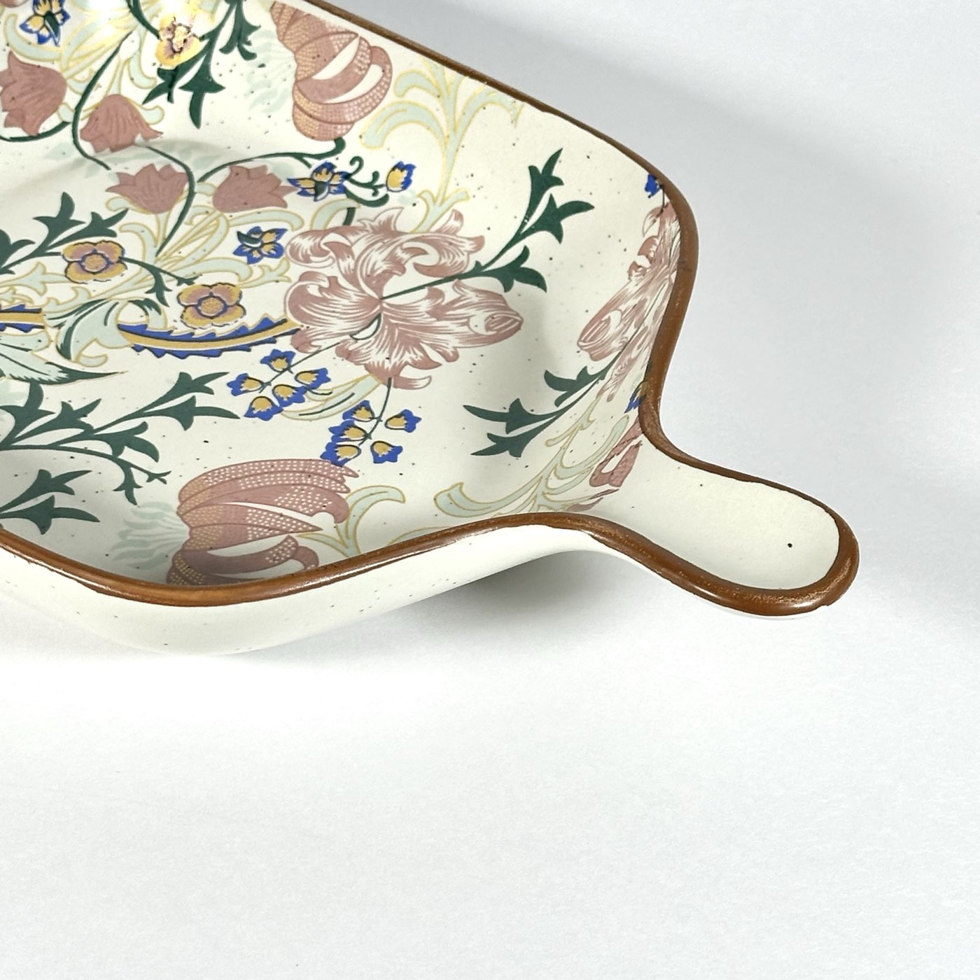 Botanical Bloom Decal Fan Platter