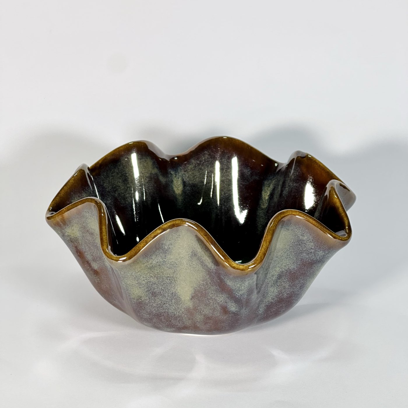 Aurora Wave Sculpted Bowl
