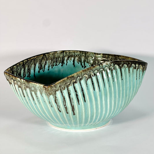 Aqua Cascade Square Bowl