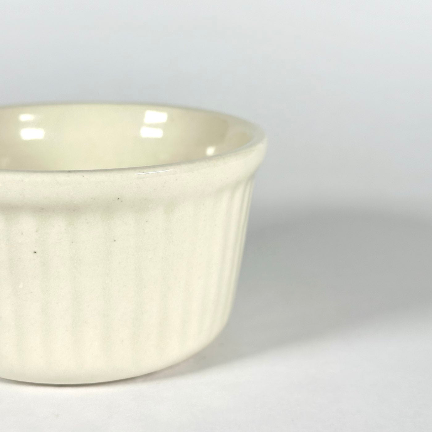 Ivory Fluted Bake Dish Bowl