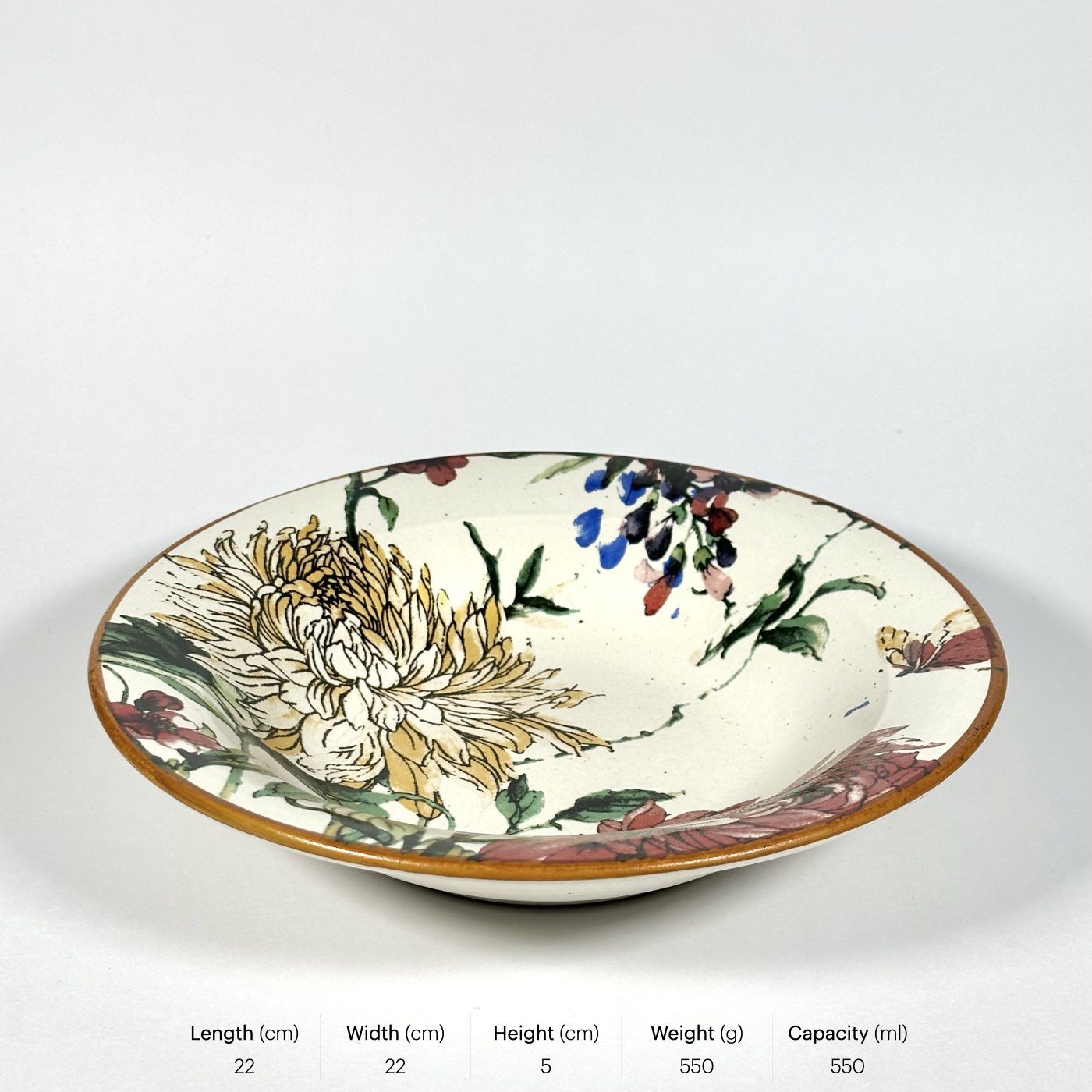 Guldaudi Canvas Decal Pasta Bowl