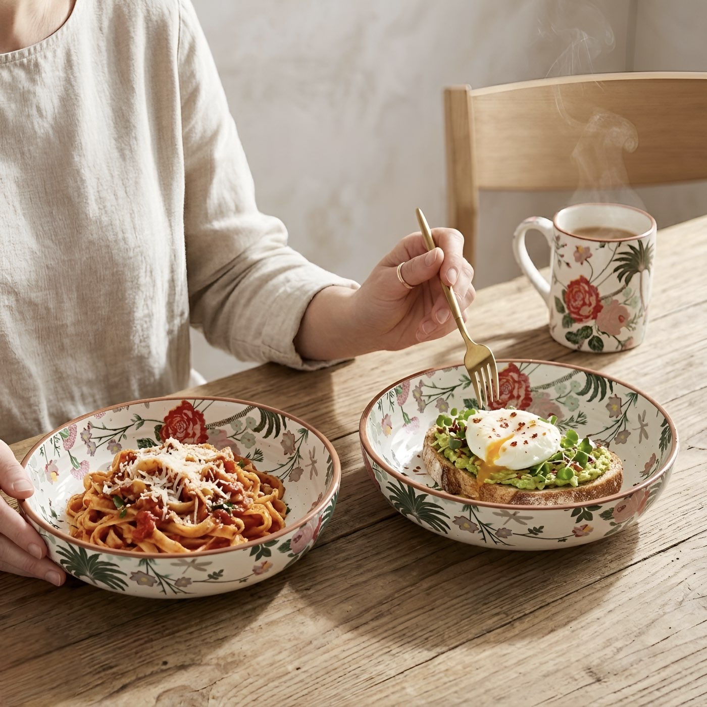 Palm Jumeirah Decal Bowl