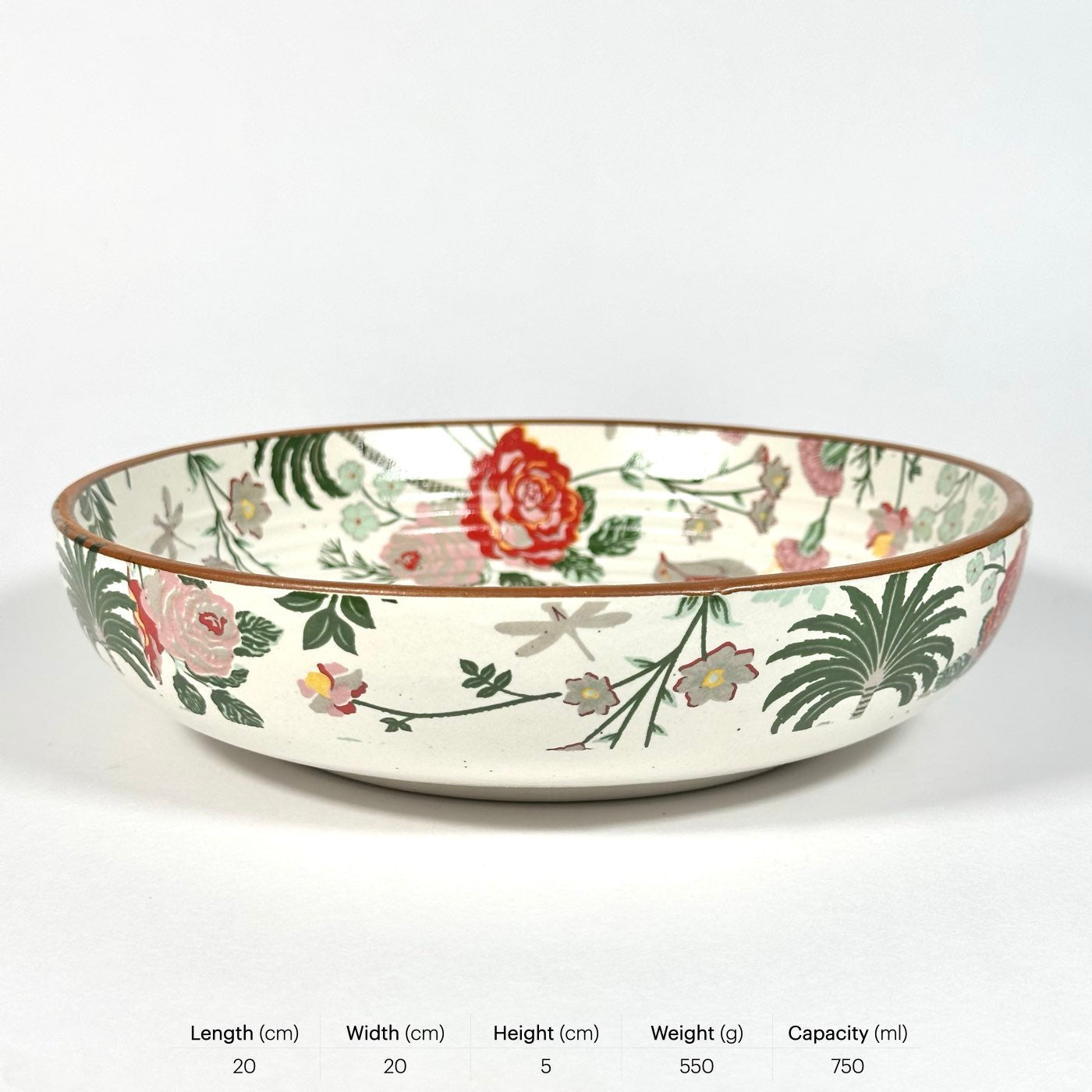 Palm Jumeirah Decal Bowl