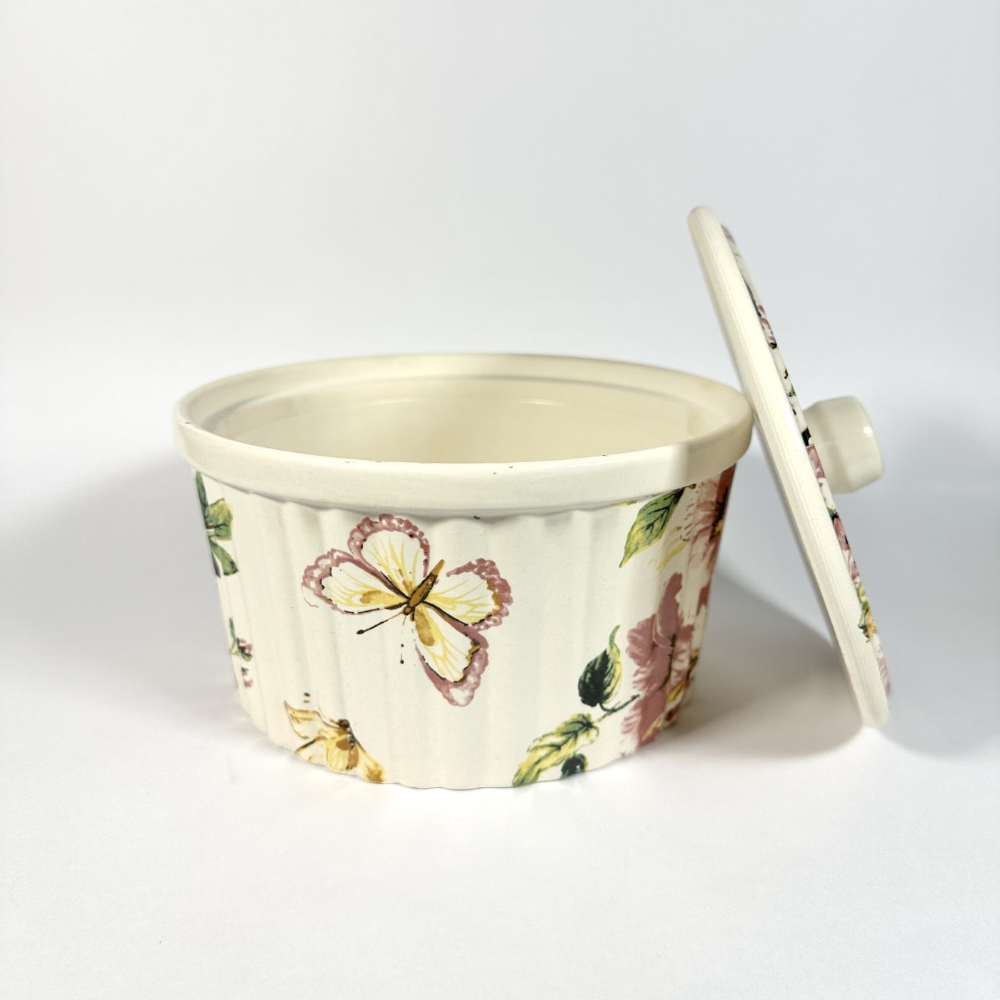 Pushpanjali Decal Casserole