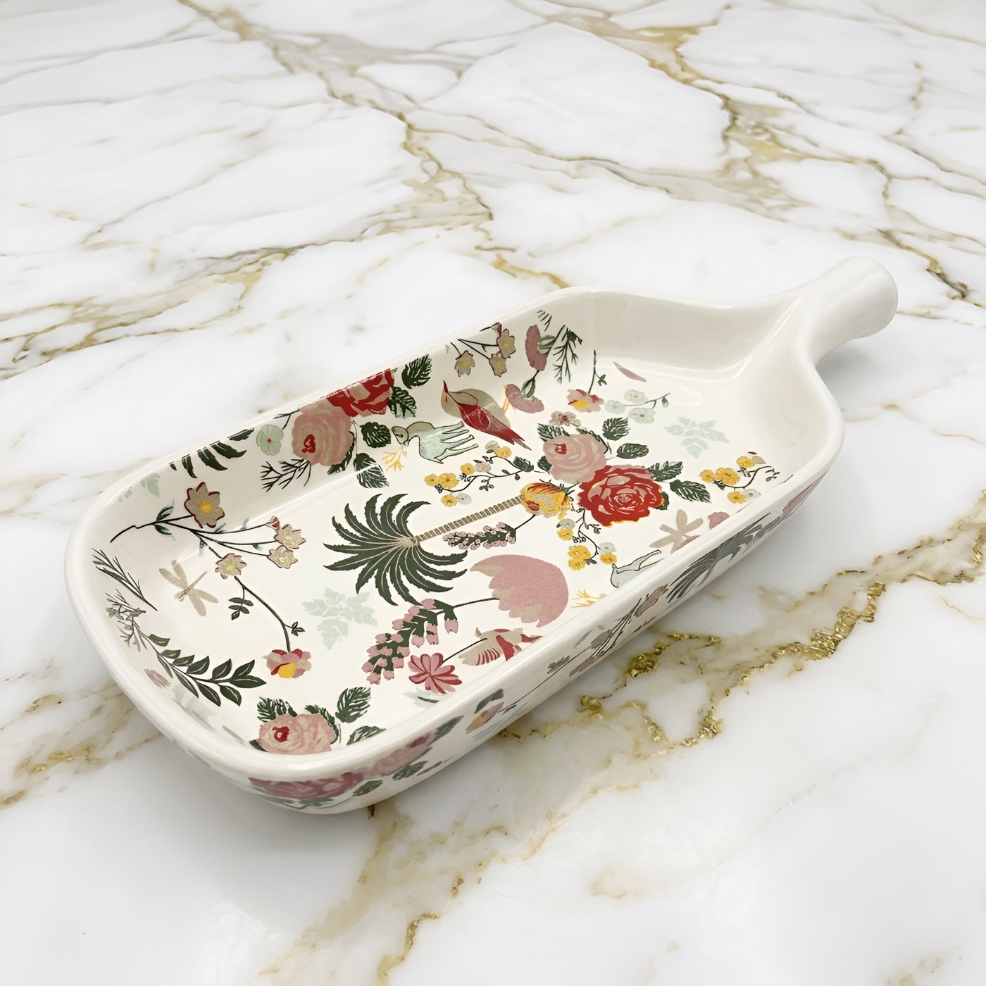 Palm Jumeirah Decal Bottle Platter