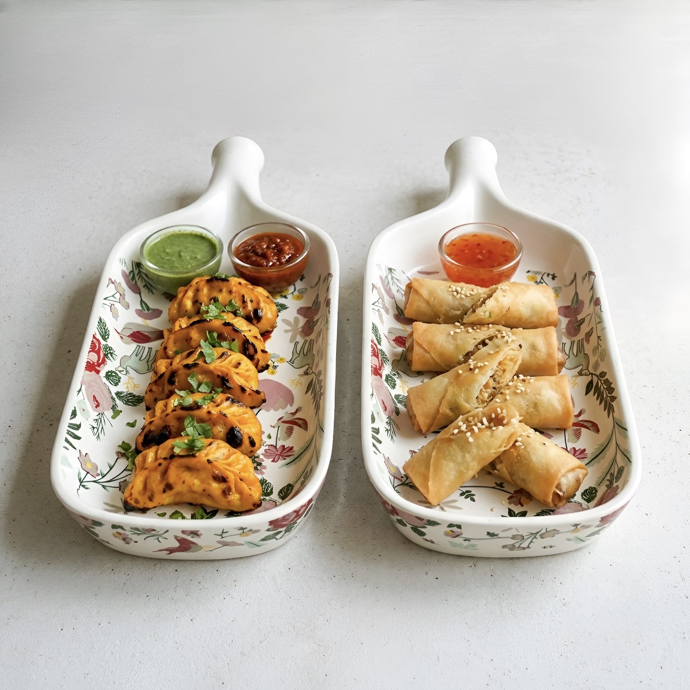 Palm Jumeirah Decal Bottle Platter