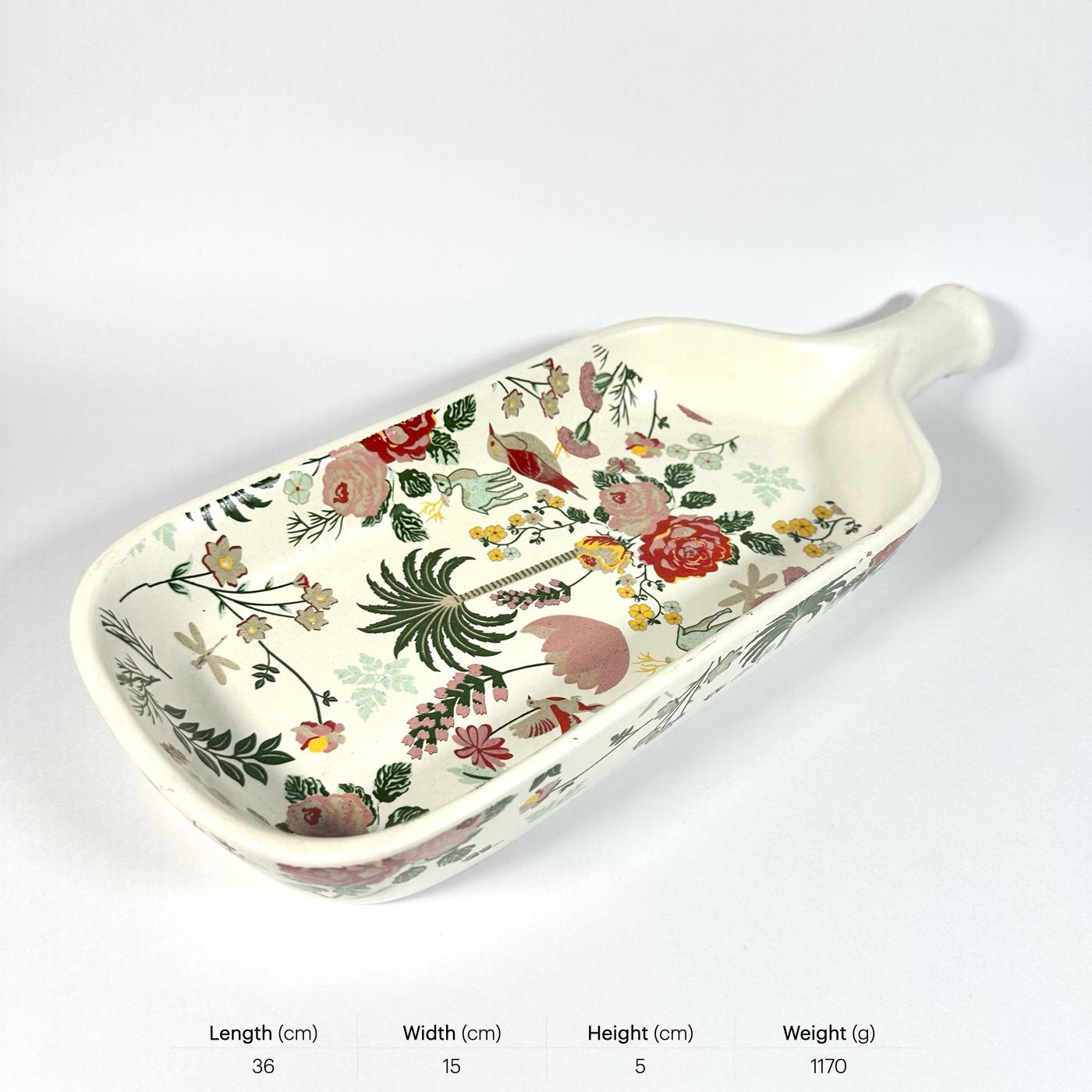 Palm Jumeirah Decal Bottle Platter