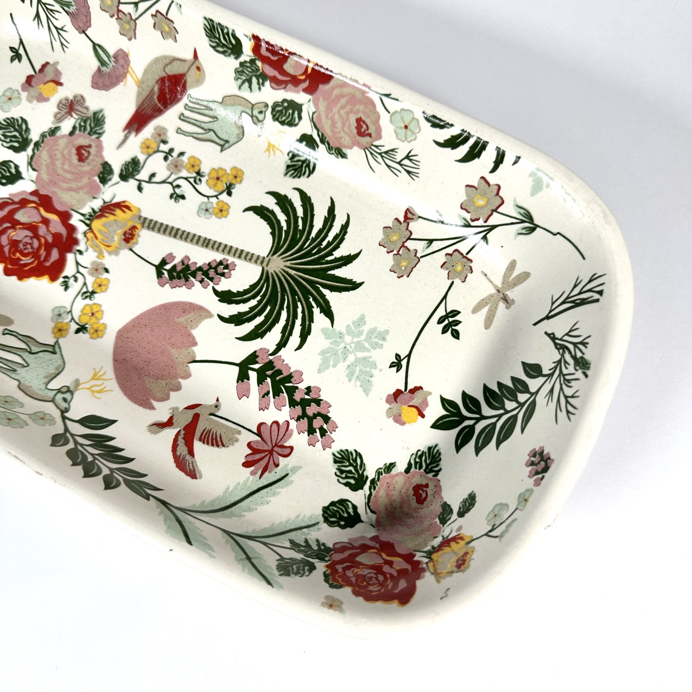 Palm Jumeirah Decal Bottle Platter