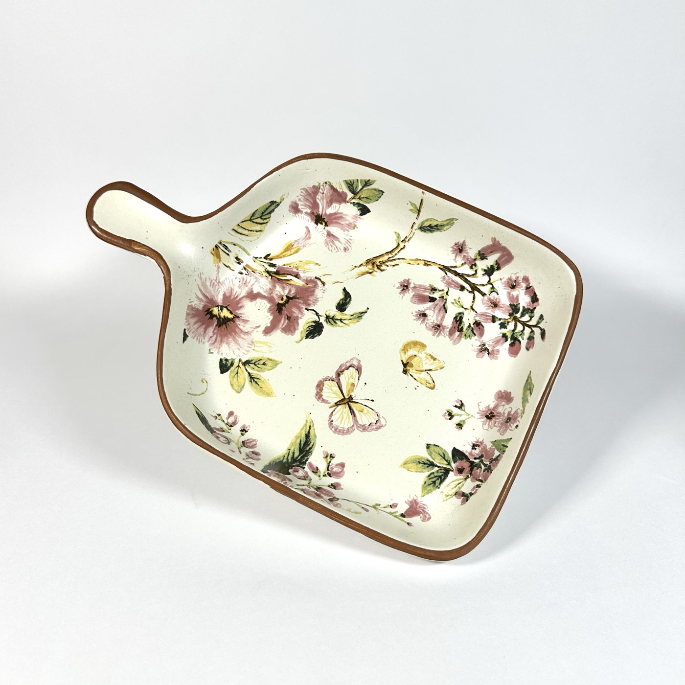 Pushpanjali Decal Pan Platter Square