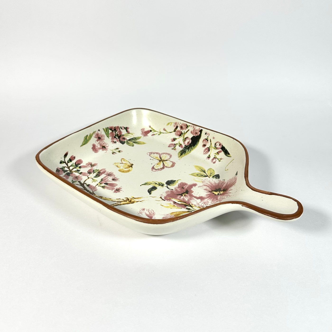 Pushpanjali Decal Pan Platter Square
