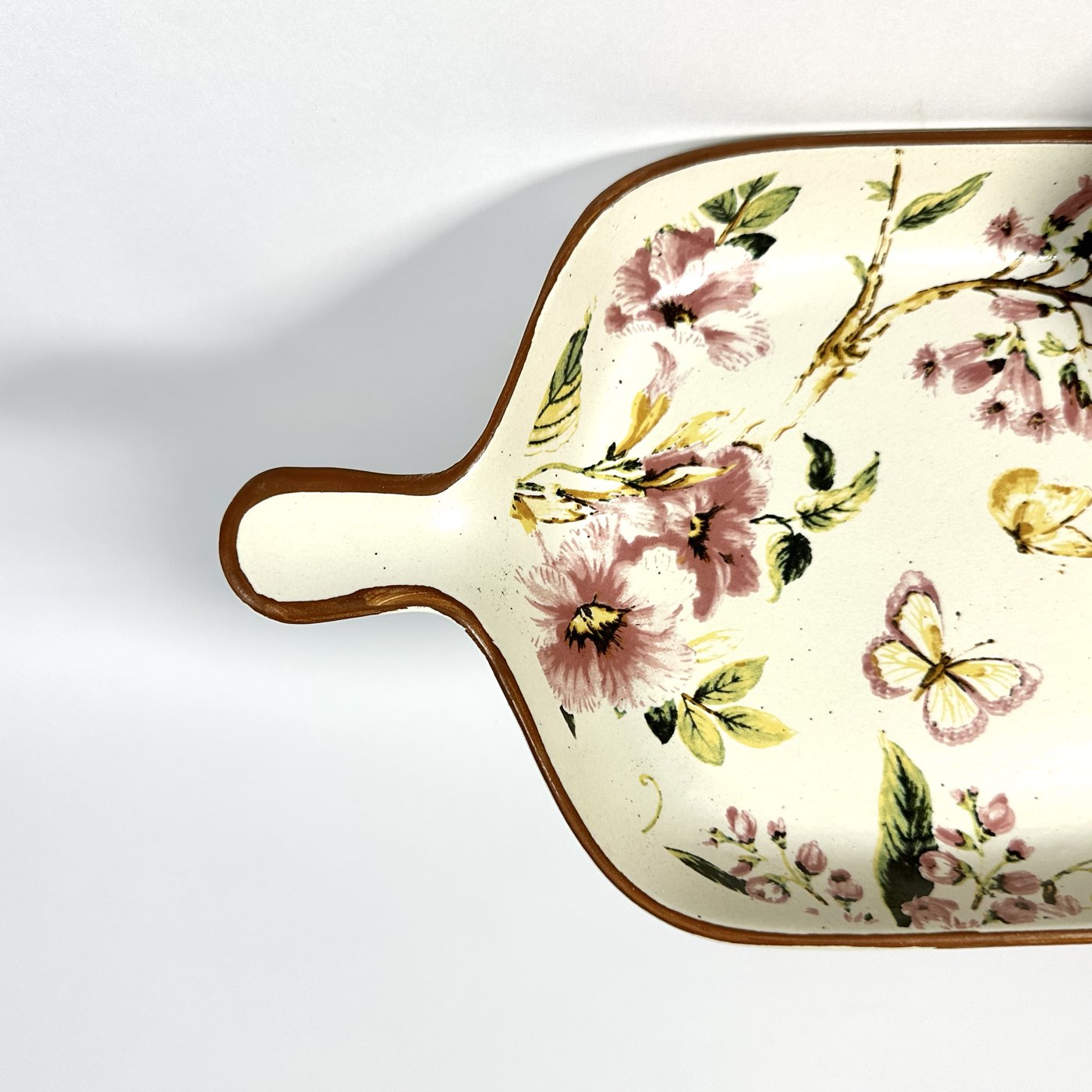 Pushpanjali Decal Pan Platter Square