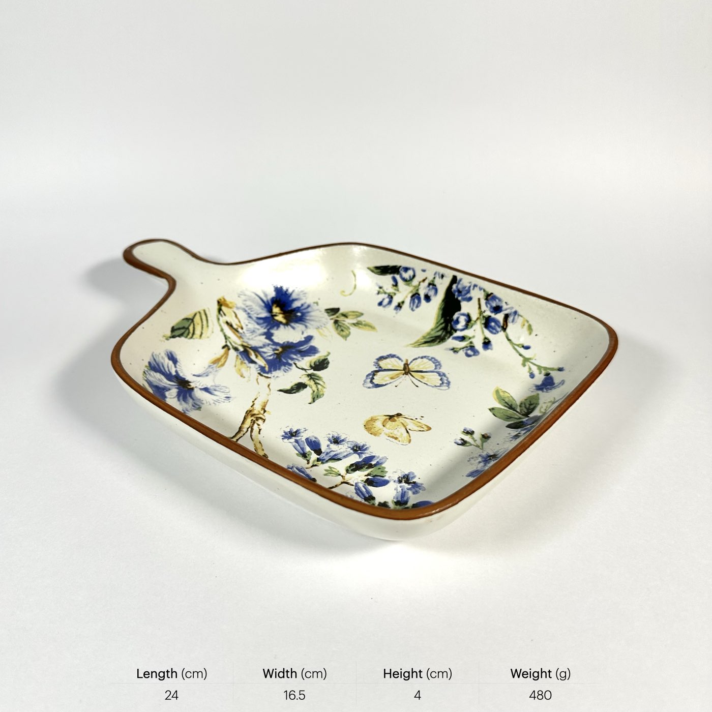 Neelanjali Decal Pan Platter Square