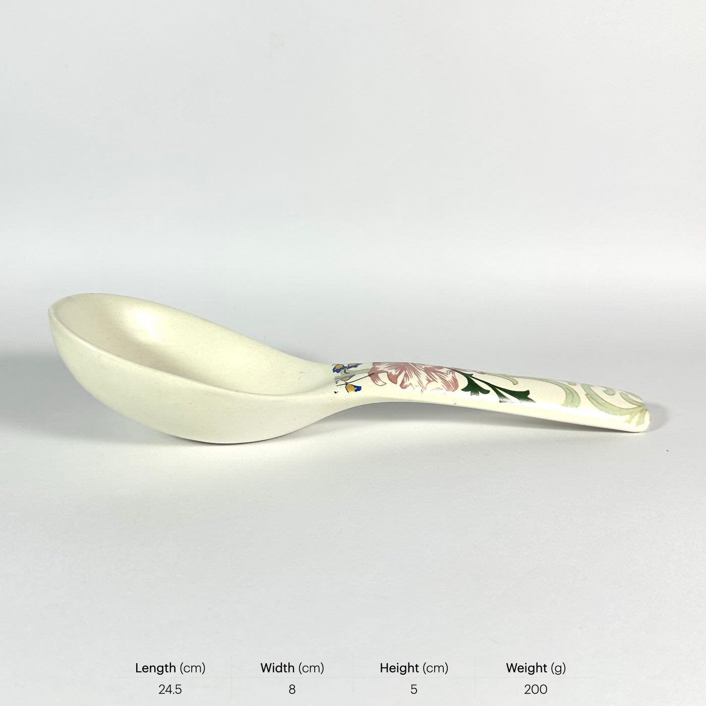 Botanical Bloom Large Serving Bowl with Spoon Set