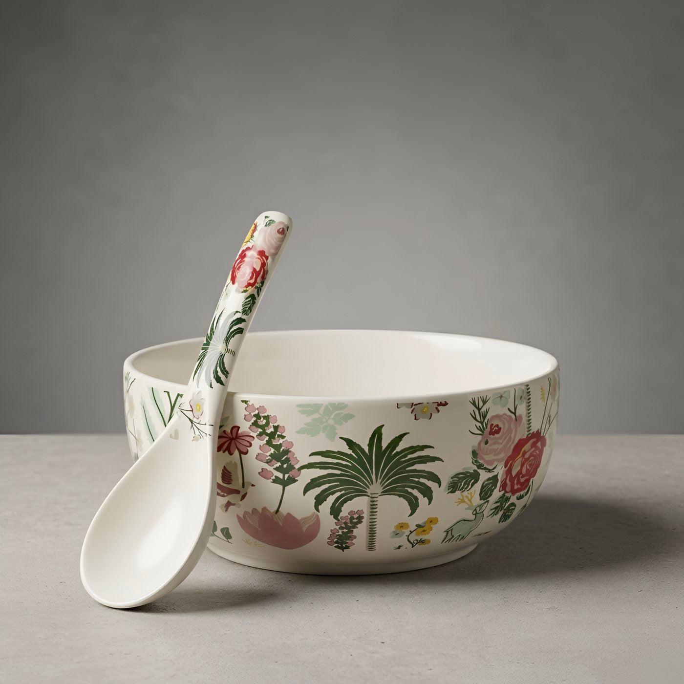 Palm Jumeirah Large Serving Bowl with Spoon Set