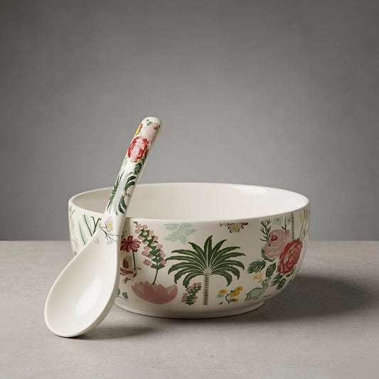 Palm Jumeirah Large Serving Bowl with Spoon Set