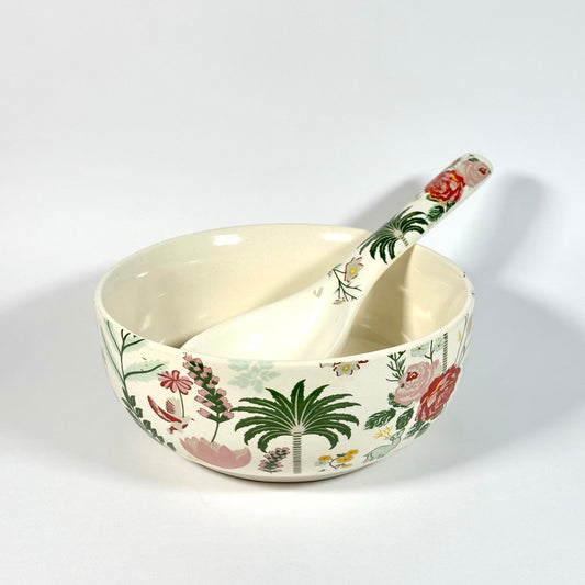 Palm Jumeirah Large Serving Bowl with Spoon Set