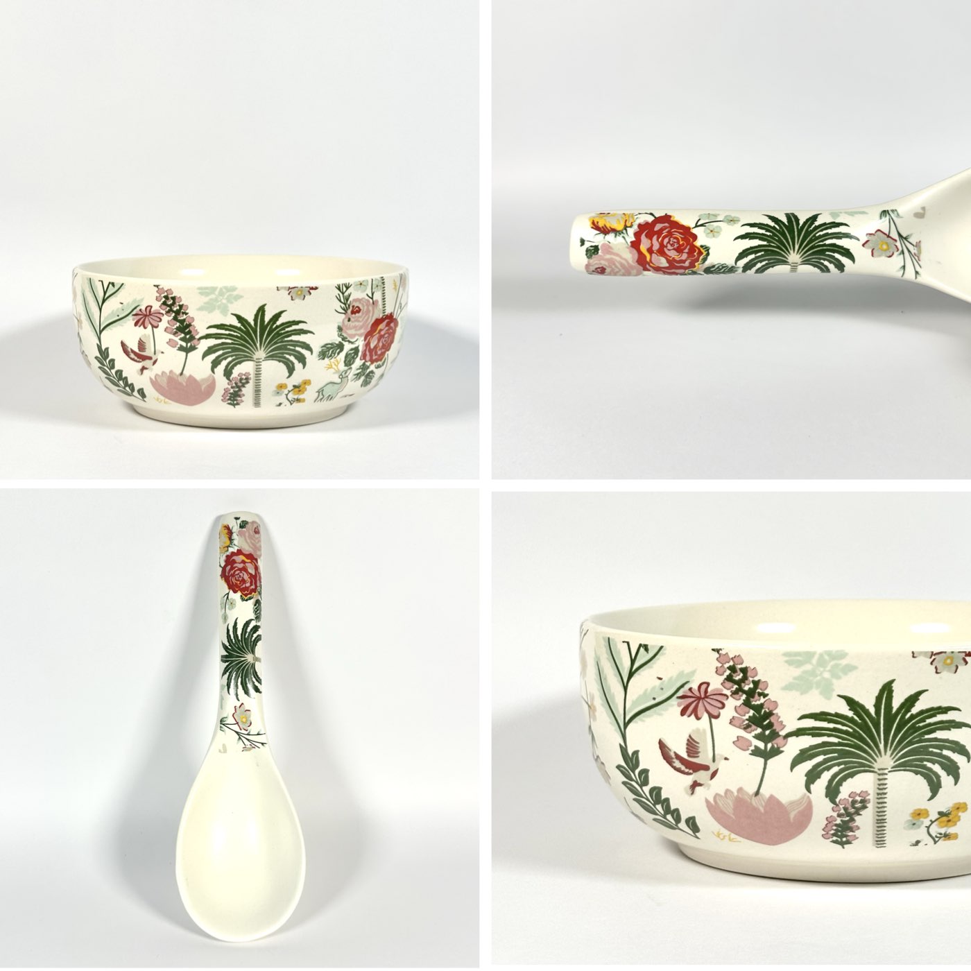 Palm Jumeirah Large Serving Bowl with Spoon Set
