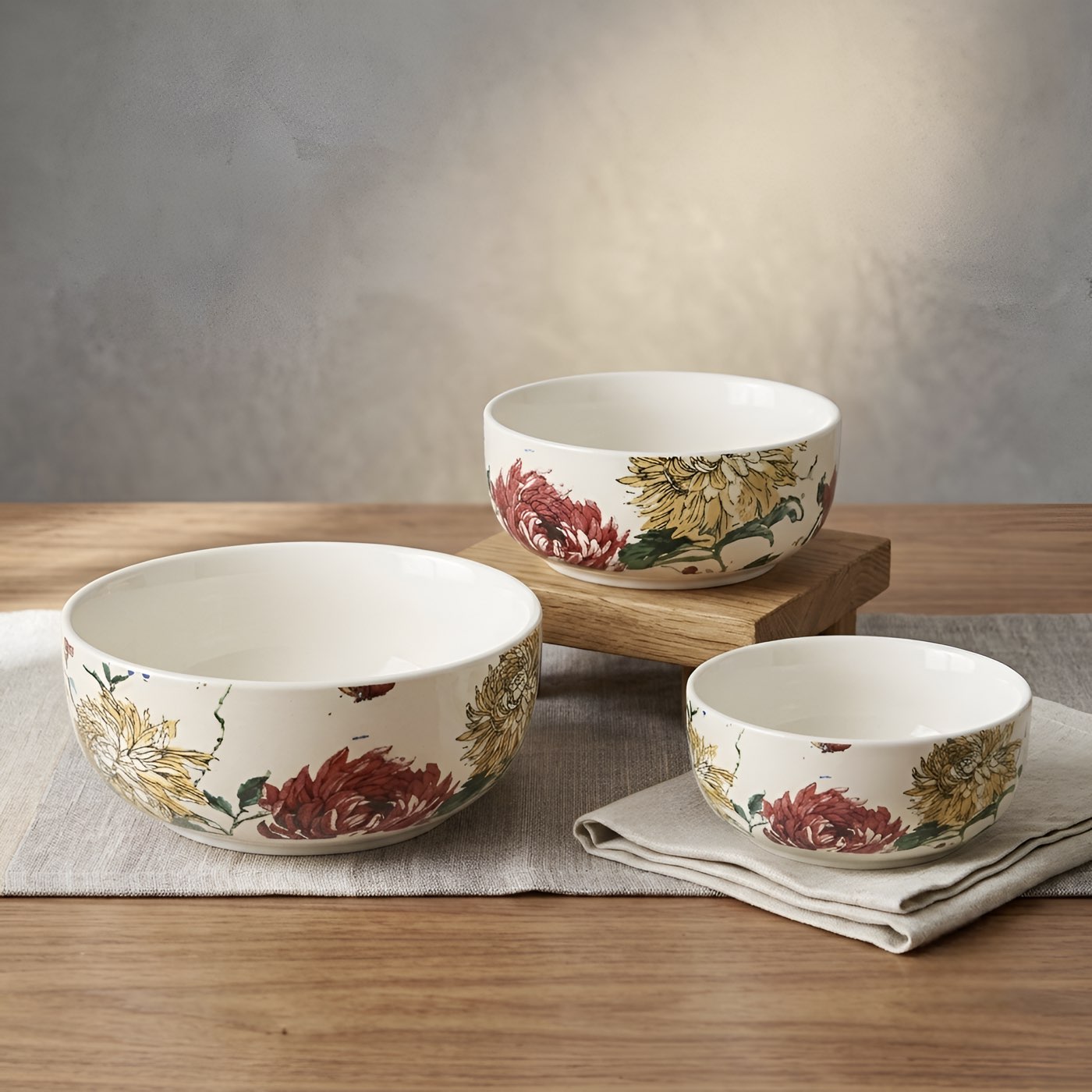 Guldaudi Canvas Nesting Bowls Set of 3