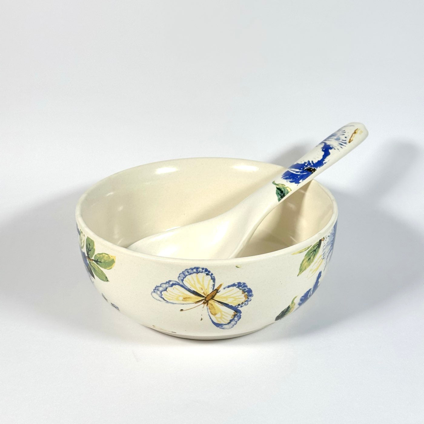 Neelanjali Large Serving Bowl with Spoon Set
