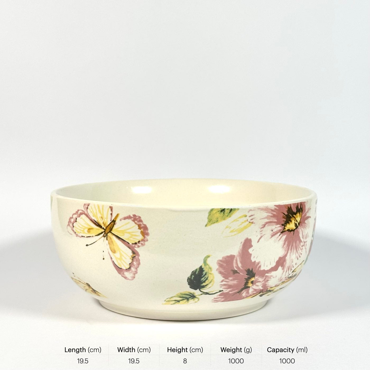 Pushpanjali Large Serving Bowl with Spoon Set