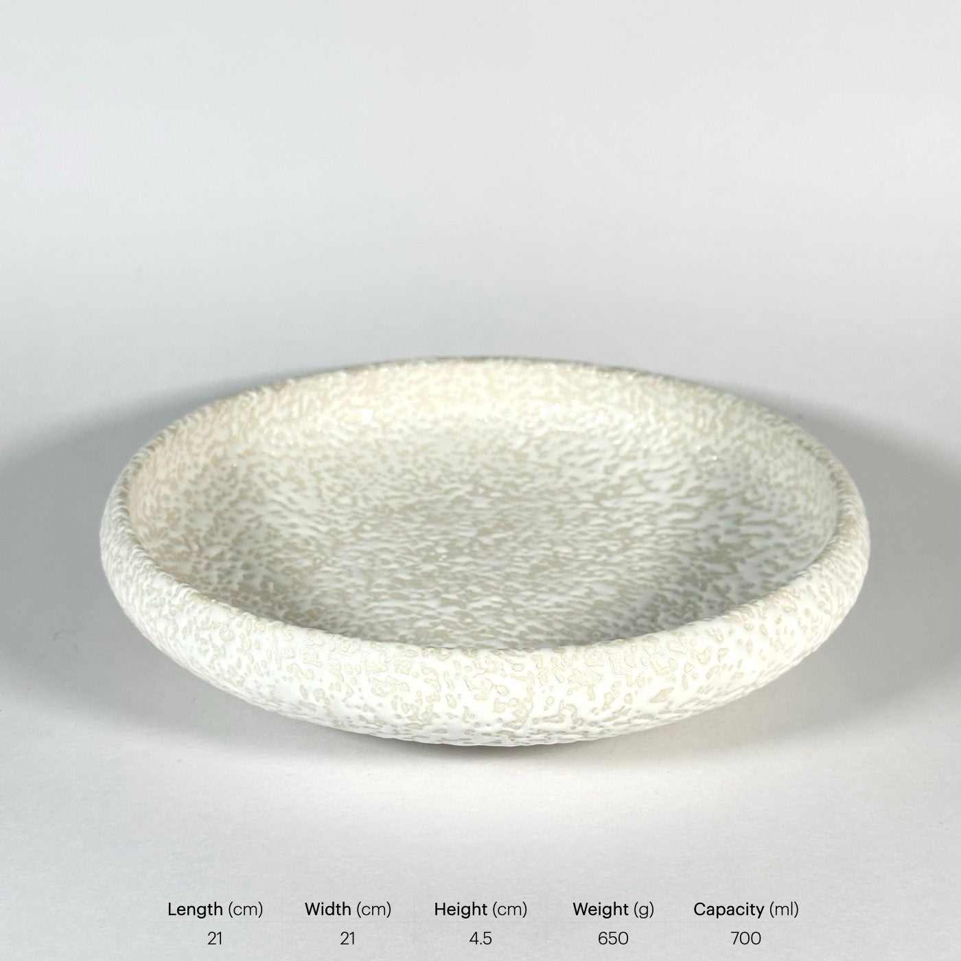 Moltra White Bowl