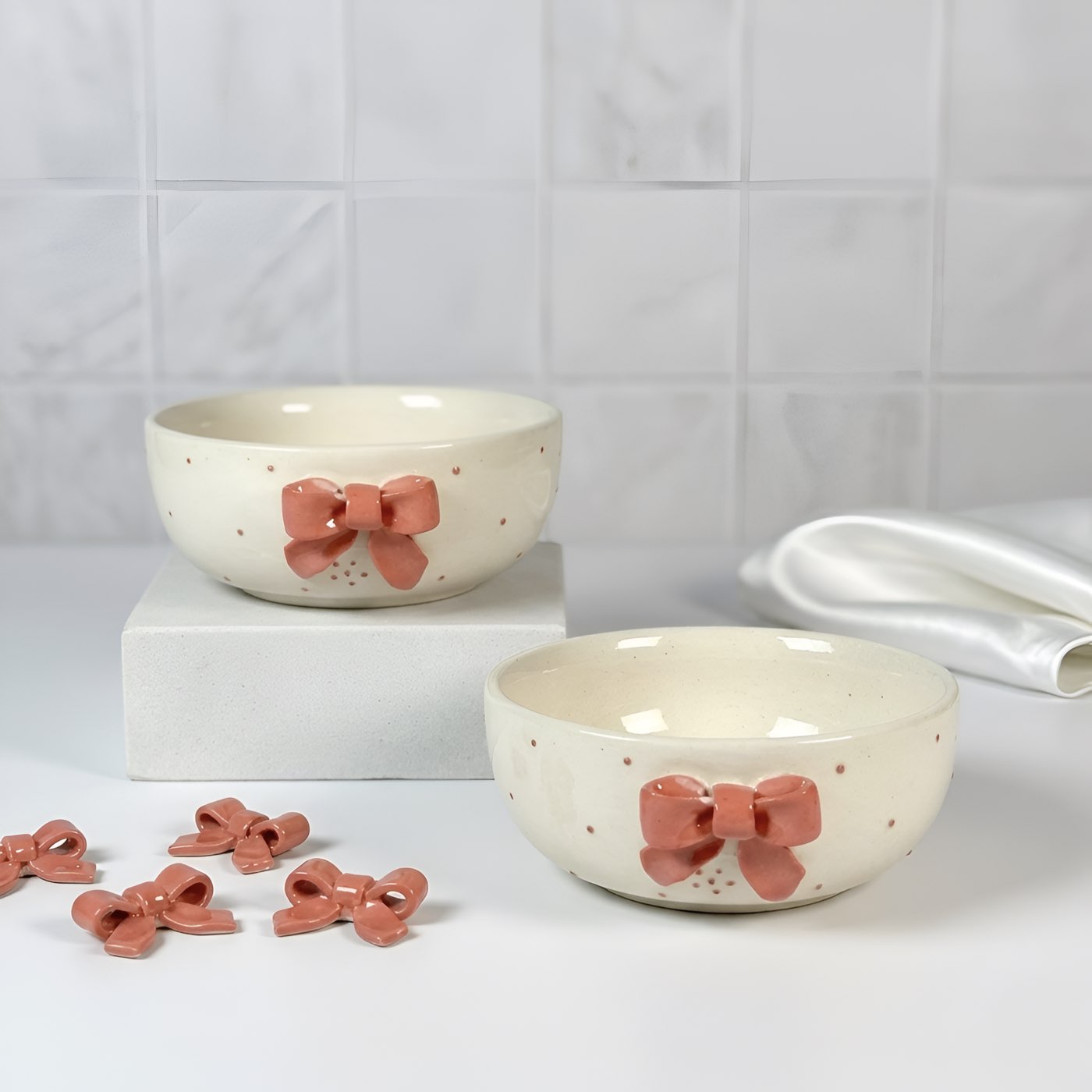 Riva Red Bow Bowl