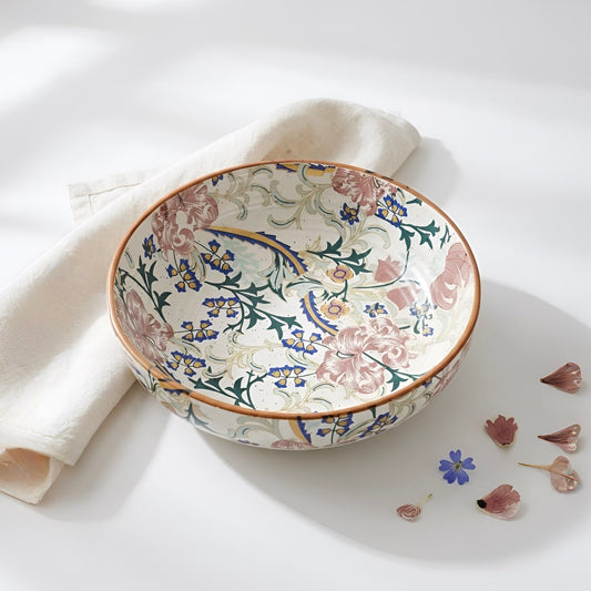 Botanical Bloom Decal Bowl