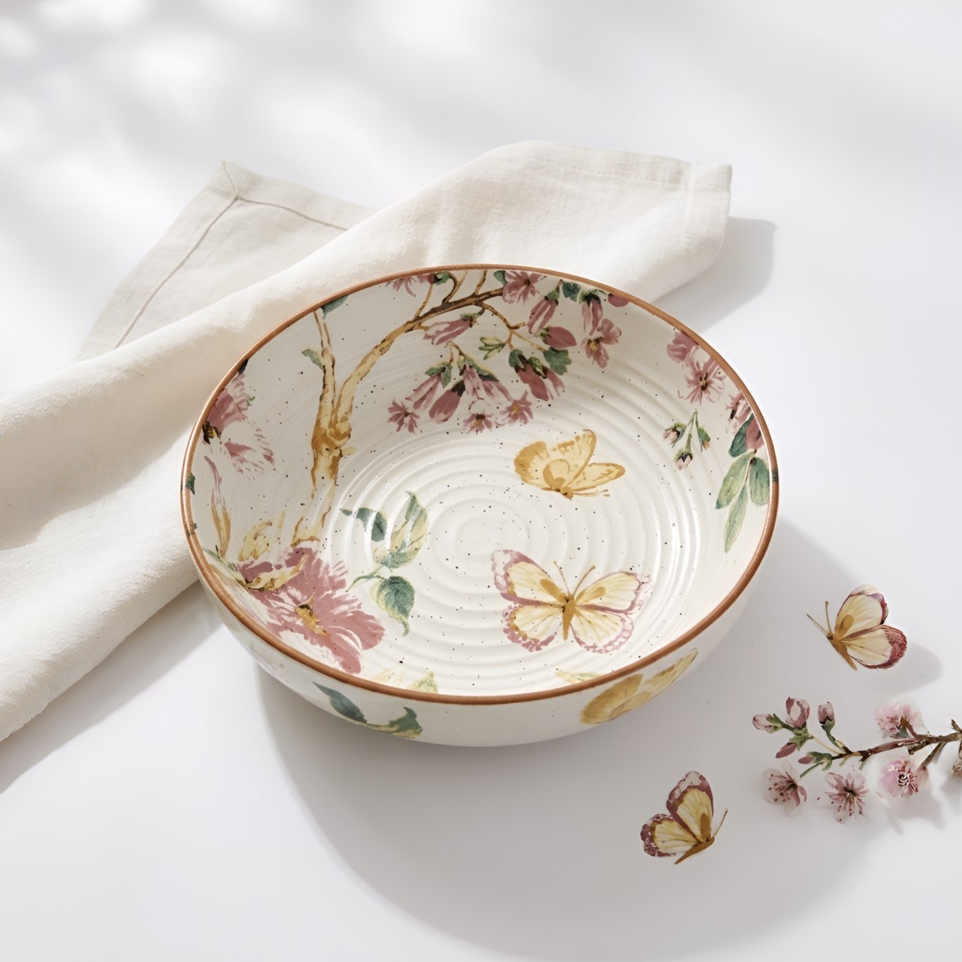 Pushpanjali Decal Bowl