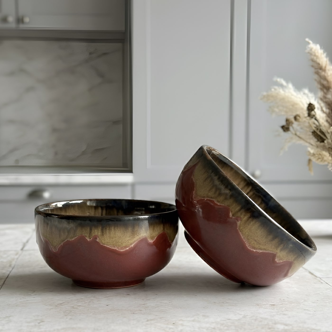 Crimson Flow Petite Bowl