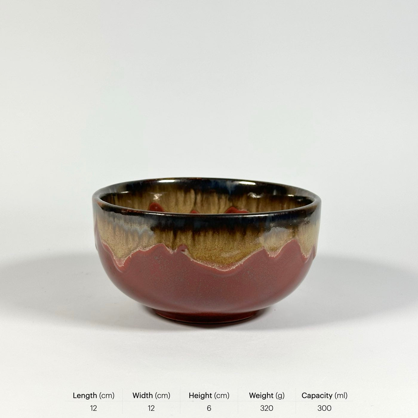 Crimson Flow Petite Bowl