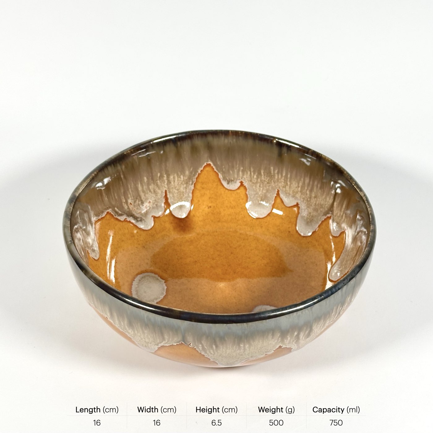 Amber Aura Classic Bowl