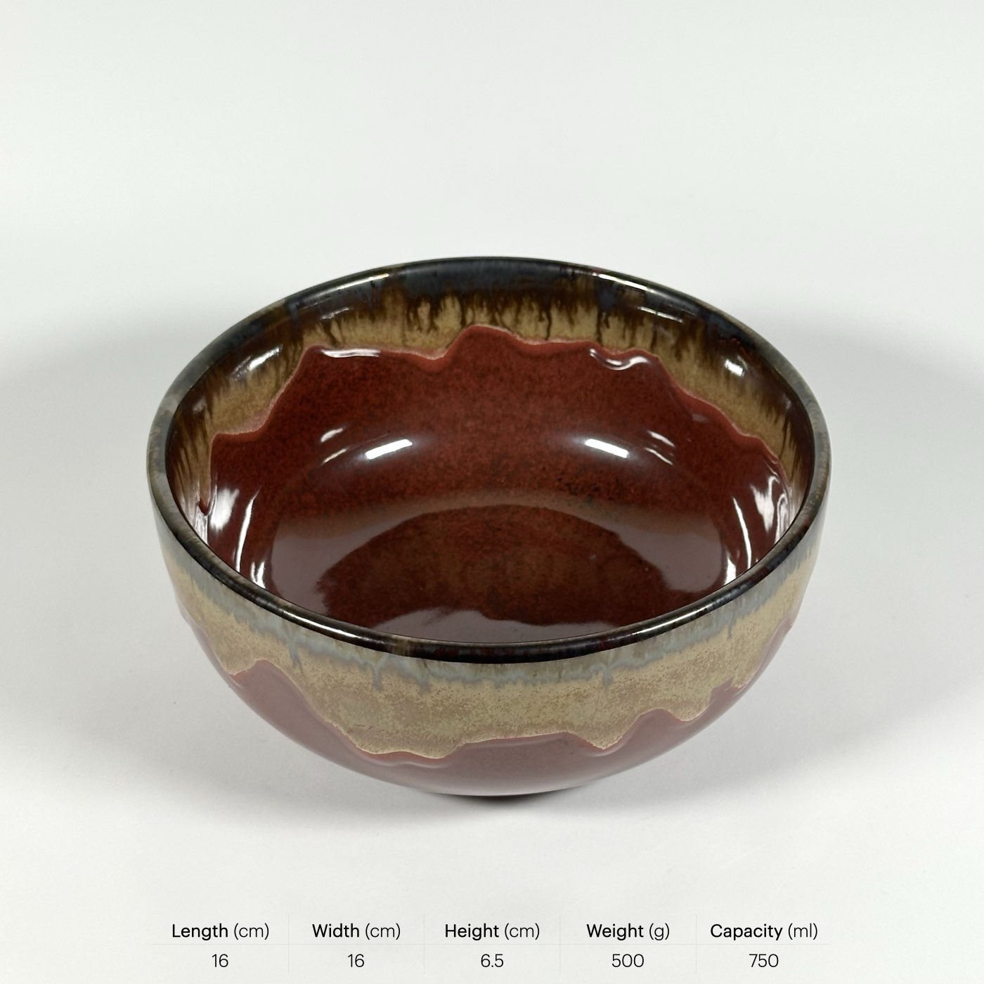 Crimson Flow Classic Bowl
