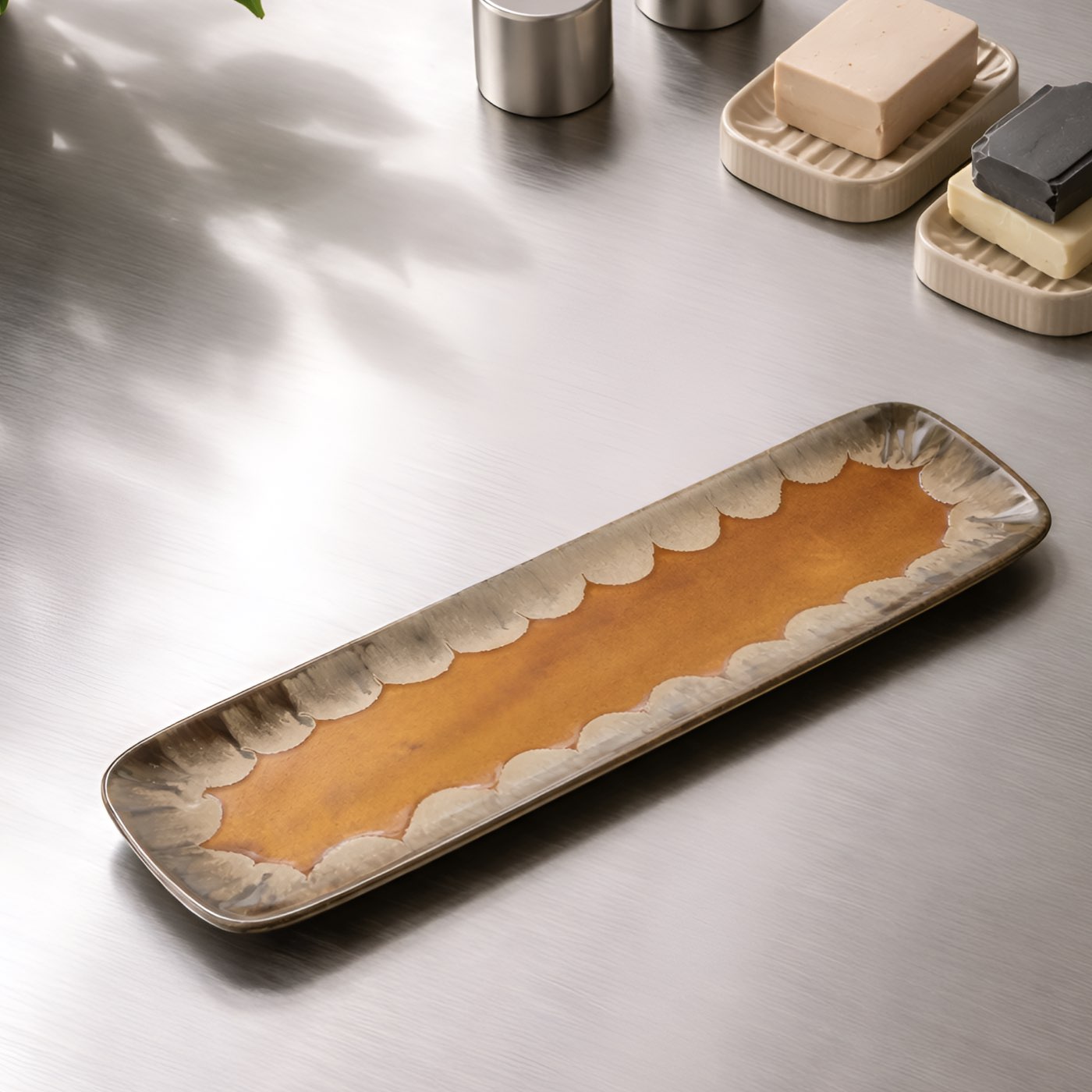 Amber Aura Long Platter