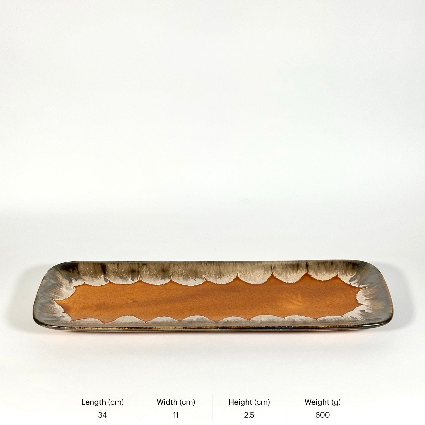 Amber Aura Long Platter