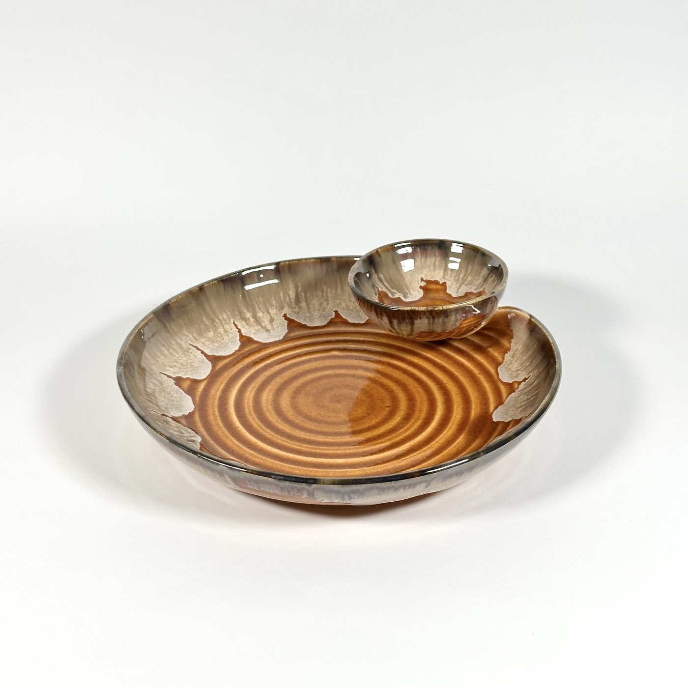 Amber Aura Top Dip Platter