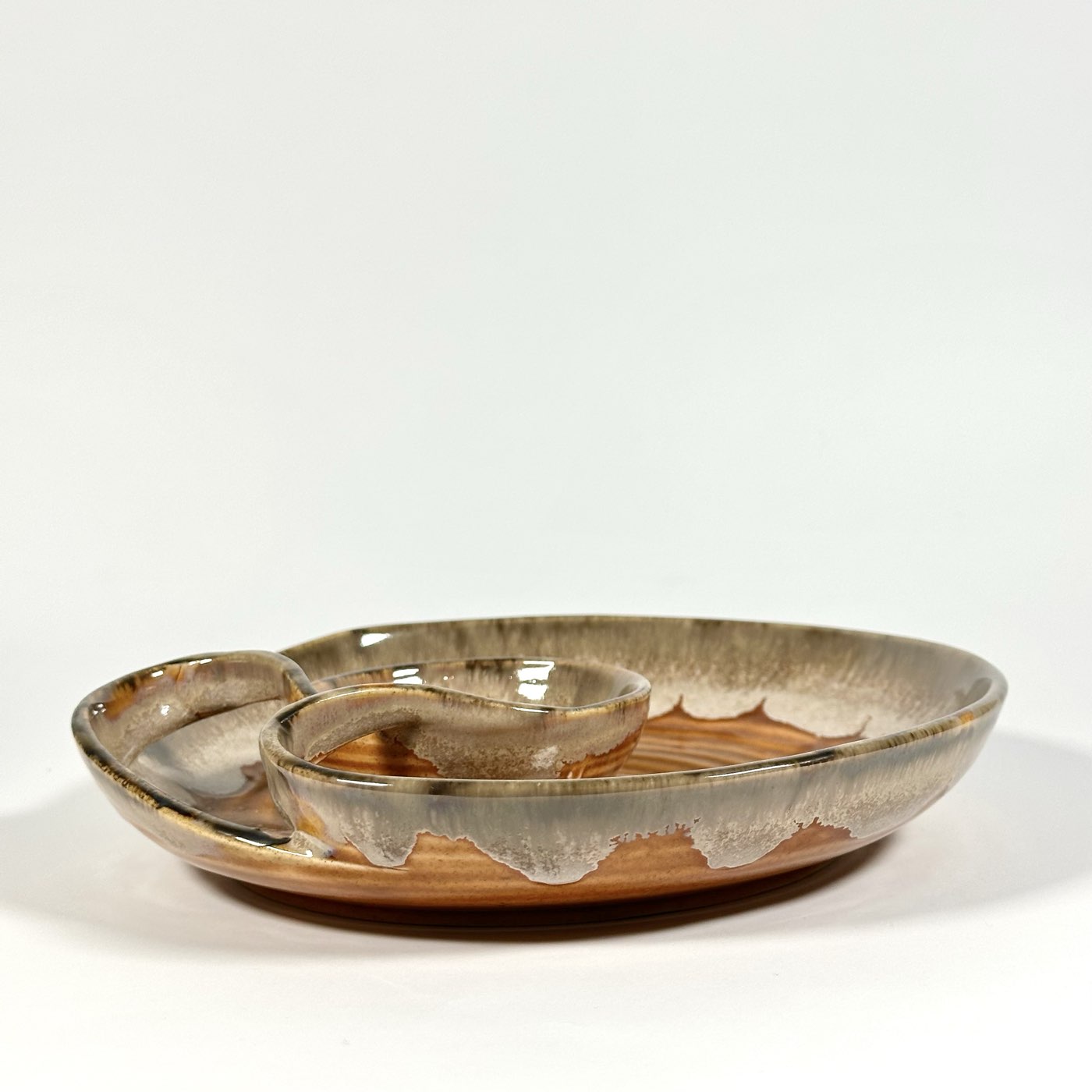 Amber Aura Sculpted Dip Platter