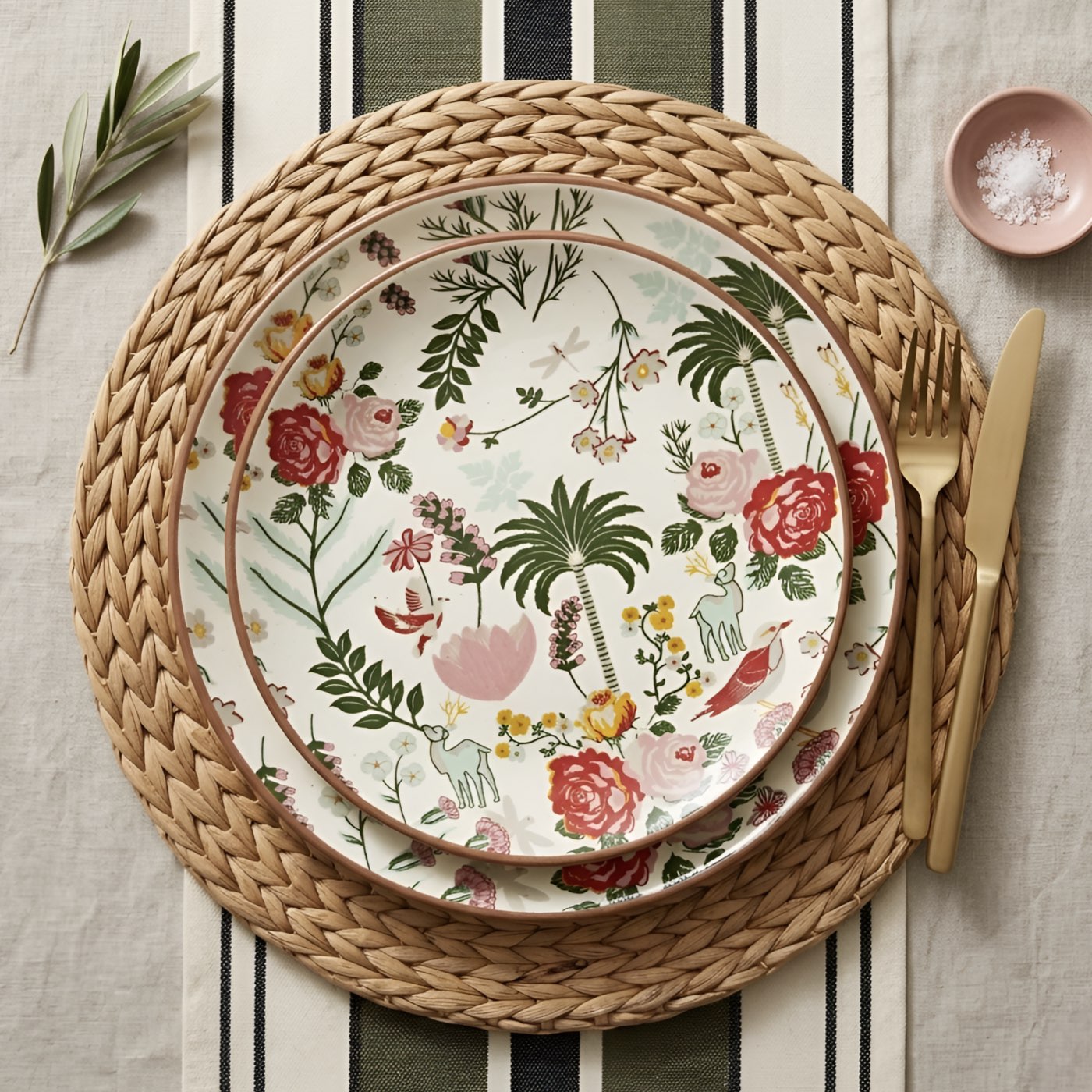 Palm Jumeirah Quarter Plate